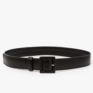 RITA ROW Marcela Belt with Lined Buckle Black